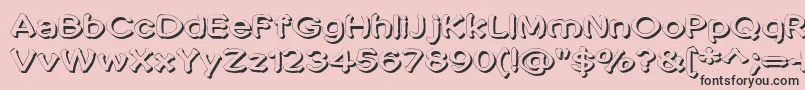 PenicMasturbata Font – Black Fonts on Pink Background