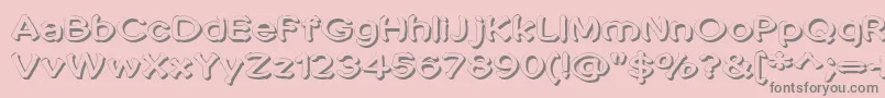 PenicMasturbata Font – Gray Fonts on Pink Background