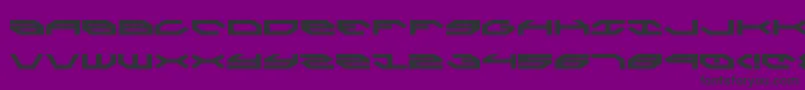 Czcionka Taskforce – czarne czcionki na fioletowym tle