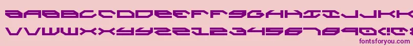 Шрифт Taskforce – фиолетовые шрифты на розовом фоне