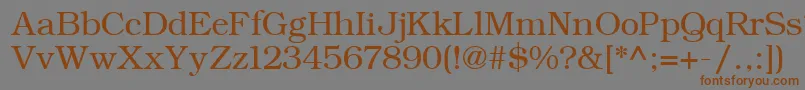 More about ErBukinistMac Font ErBukinistMac Font – Brown Fonts on Gray Background