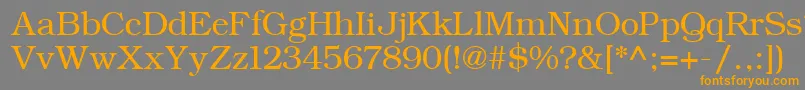 More about ErBukinistMac Font ErBukinistMac Font – Orange Fonts on Gray Background