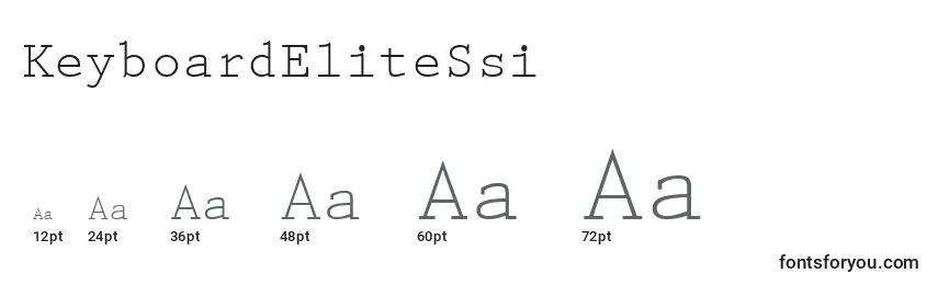 Размеры шрифта KeyboardEliteSsi