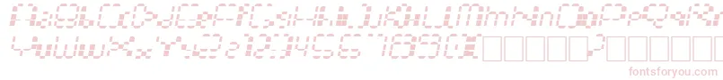 Multihora Font – Pink Fonts on White Background