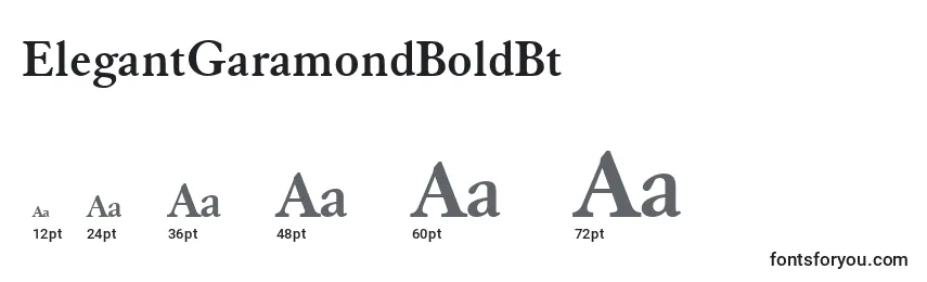 ElegantGaramondBoldBt Font Sizes