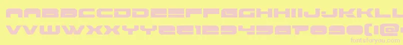 Eridanus Font – Pink Fonts on Yellow Background