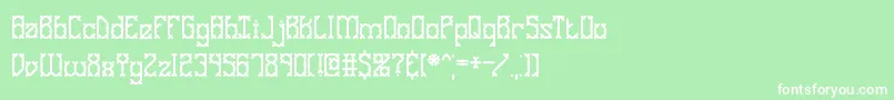 GooseBumpsIiBrk Font – White Fonts on Green Background