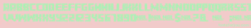 MinecraftEvenings Font – Green Fonts on Pink Background