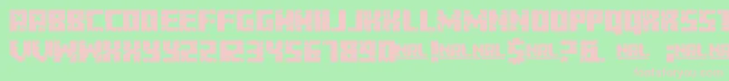 MinecraftEvenings Font – Pink Fonts on Green Background