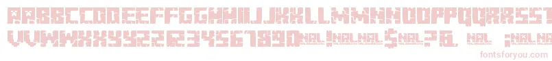 MinecraftEvenings Font – Pink Fonts on White Background