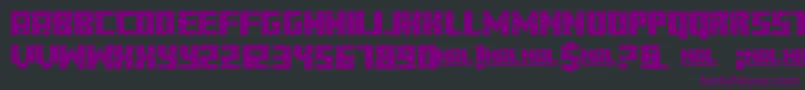 MinecraftEvenings Font – Purple Fonts on Black Background
