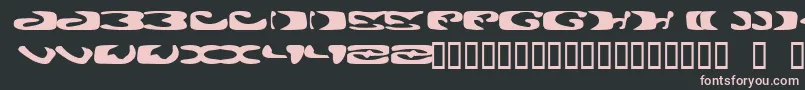Alie Font – Pink Fonts on Black Background