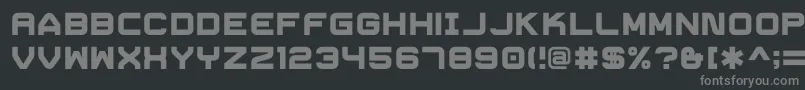 More about TrivialHeavy Font TrivialHeavy Font – Gray Fonts on Black Background