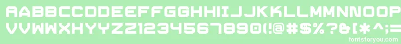 TrivialHeavy Font – White Fonts on Green Background