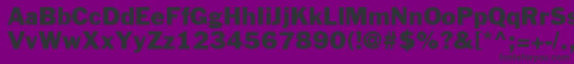 Шрифт FranklinGothicLtNo.2Roman – чёрные шрифты на фиолетовом фоне
