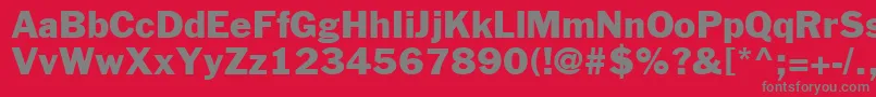 Lisätietoja FranklinGothicLtNo.2Roman-fontista FranklinGothicLtNo.2Roman-fontti – harmaat kirjasimet punaisella taustalla