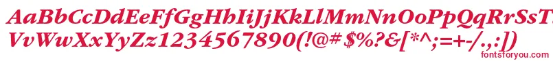 ItcgaramondstdBdita Font – Red Fonts