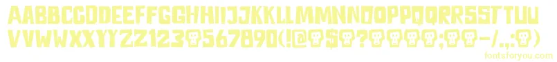DkAstromonkey-fontti – keltaiset fontit