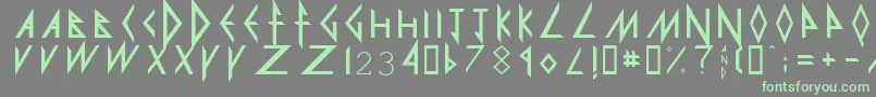 Lisätietoja DefLeppard-fontista DefLeppard-fontti – vihreät fontit harmaalla taustalla