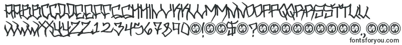 Шрифт Hooligan – граффити шрифты