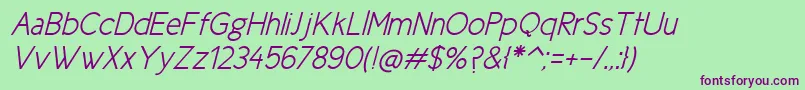 Más sobre la fuente NewCicleSemiItalic fuente NewCicleSemiItalic – Fuentes Moradas Sobre Fondo Verde