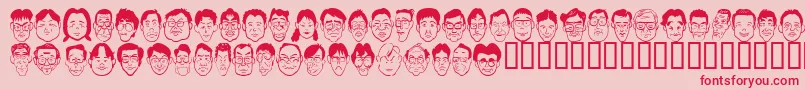 More about Sakabe People03 Font Sakabe People03 Font – Red Fonts on Pink Background