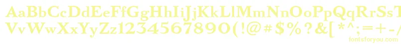 BazhanovcBold Font – Yellow Fonts