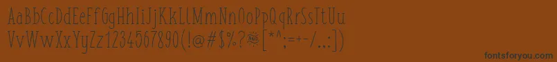 More about FishchipsRegular Font FishchipsRegular Font – Black Fonts on Brown Background