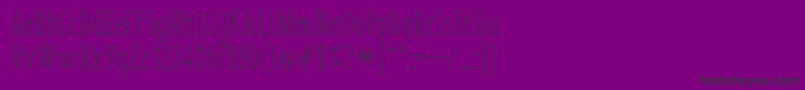 FishchipsRegular Font – Black Fonts on Purple Background