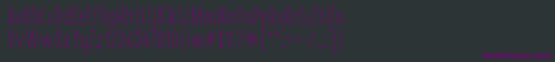 FishchipsRegular Font – Purple Fonts on Black Background