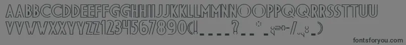 Dsdid Font – Black Fonts on Gray Background