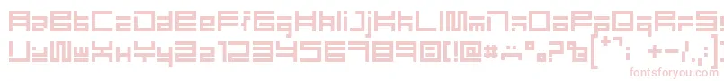 fuente EliotType – Fuentes Rosadas Sobre Fondo Blanco