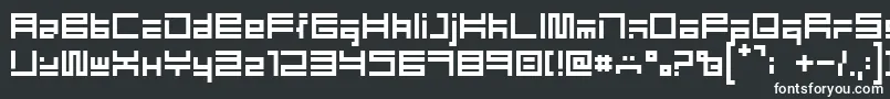 Шрифт EliotType – белые шрифты
