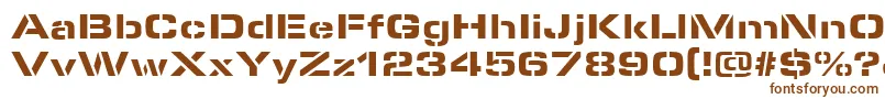 MicrostencilBlackRegular Font – Brown Fonts