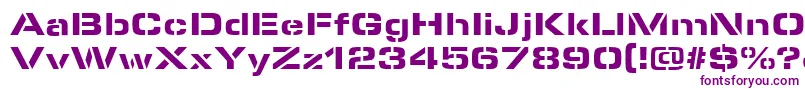 MicrostencilBlackRegular Font – Purple Fonts