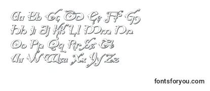 Review of the Hollyjingle3Dital Font