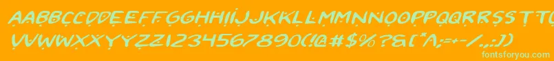 Más sobre la fuente 2toon2ExpandedItalic fuente 2toon2ExpandedItalic – Fuentes Verdes Sobre Fondo Naranja