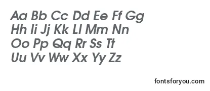 ModerneDemiOblique Font