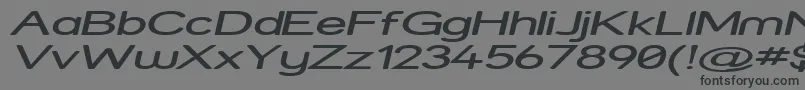 Strexpi Font – Black Fonts on Gray Background