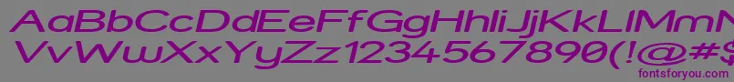 Strexpi Font – Purple Fonts on Gray Background