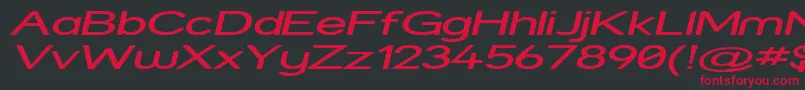 Strexpi Font – Red Fonts on Black Background