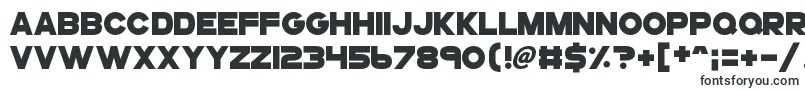Шрифт Gogoposterpunch – многолинейные шрифты