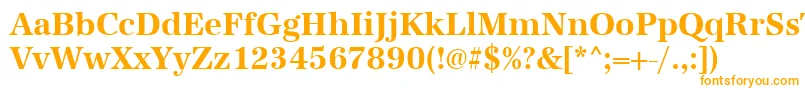 Шрифт UrwantiquatnarBold – оранжевые шрифты