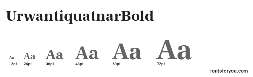 Размеры шрифта UrwantiquatnarBold