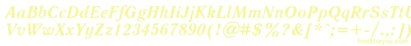 LiteraturnayaBoldItalic Font – Yellow Fonts