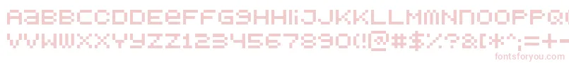 BitdustOne Font – Pink Fonts on White Background