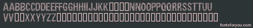 IdSupernovasw Font – Pink Fonts on Black Background