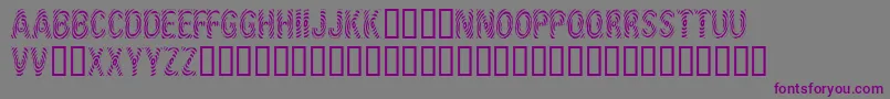 IdSupernovasw Font – Purple Fonts on Gray Background