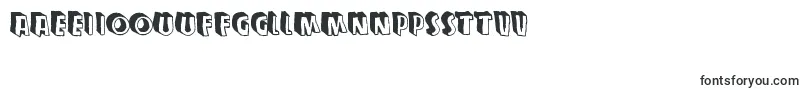 Шрифт Zupagargonizert – самоанские шрифты