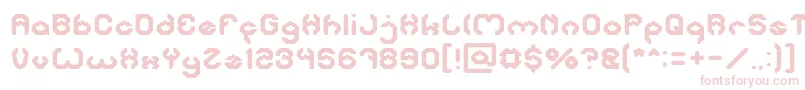Шрифт Bizzare – розовые шрифты